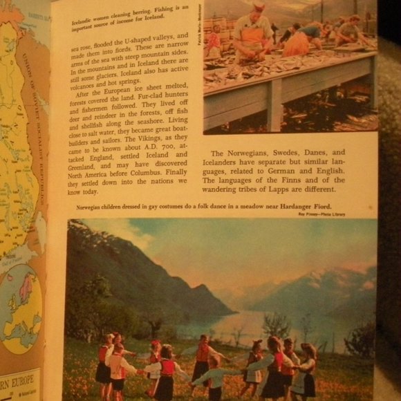 Atlas of the World Europe and USSR Book 3 - Maps / Facts / Figures - Golden Book - Picture 4 of 6